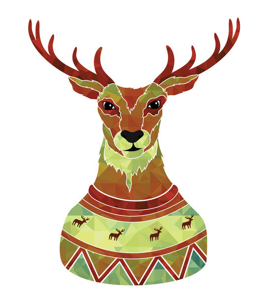Fashion Deer Hipster - Vector, Image