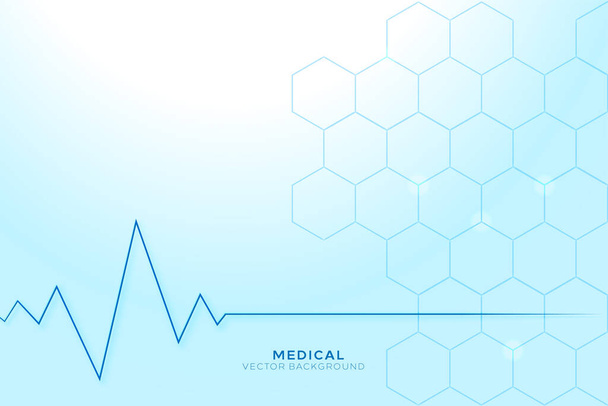 Abstract design of medical background vector. Modern background template vecto - Vektor, Bild