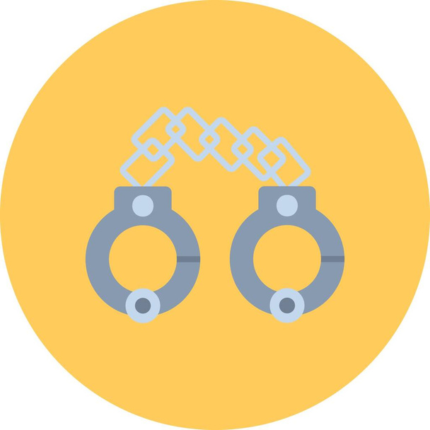 Handcuffs Creative Icons Desig - Vector, Image