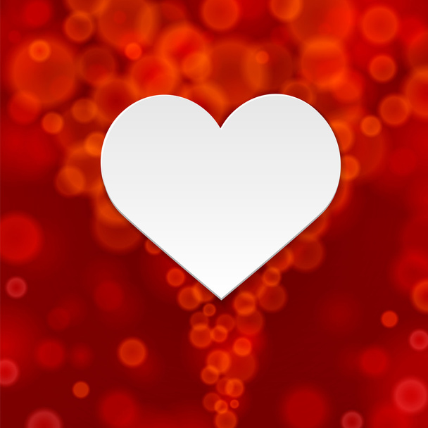 Fundo vermelho de corações
 - Vetor, Imagem