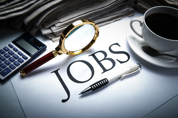 búsqueda de empleo bodegón vida con título puestos de trabajo
 - Foto, Imagen