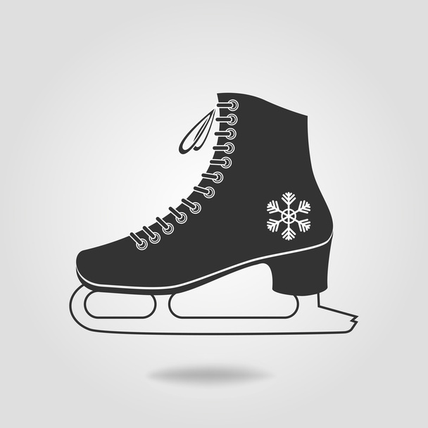 Icon of ice skates - Vector, Image