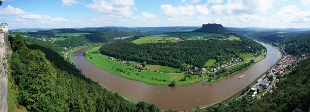 View from Königstein - Фото, зображення