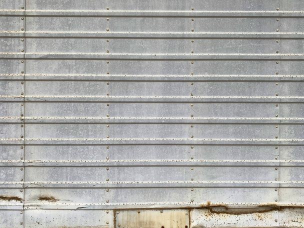 a corrugated steel trailer transportation cargo shipping truck rusty container - 写真・画像
