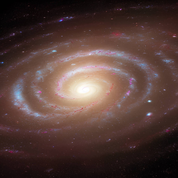 The Milky Way. Our spiral galaxy, view from space.  - Zdjęcie, obraz