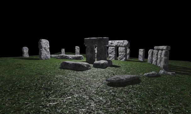 A Stonehenge megalitikus blokkjai Angliában. - Fotó, kép
