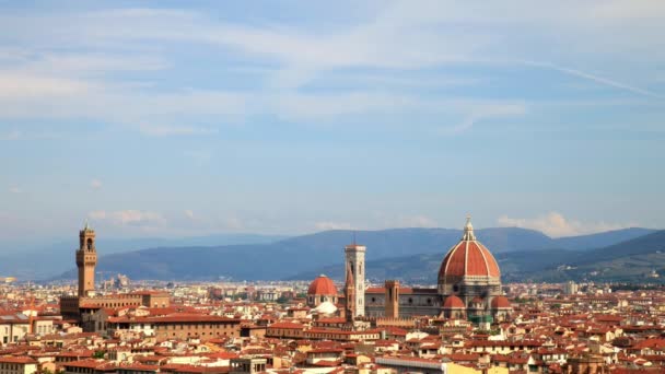Timelapse of florence skyline, italy  - Footage, Video