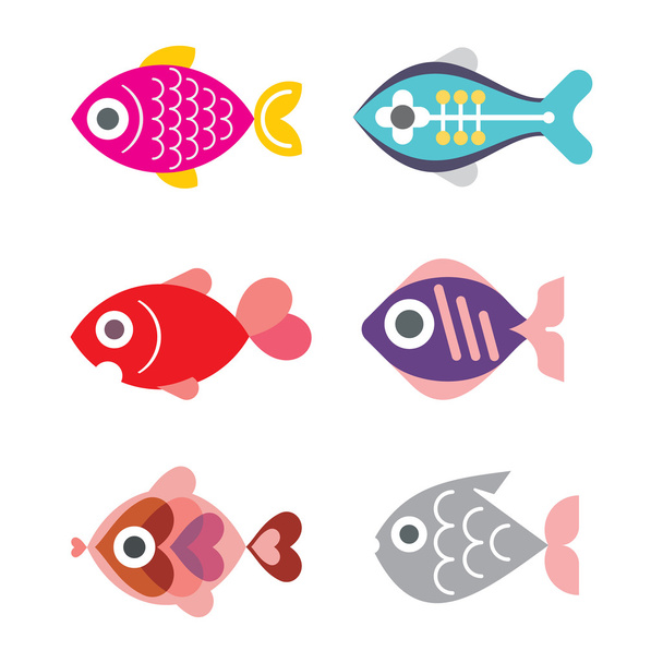 Exotic Fishes - Vector, afbeelding