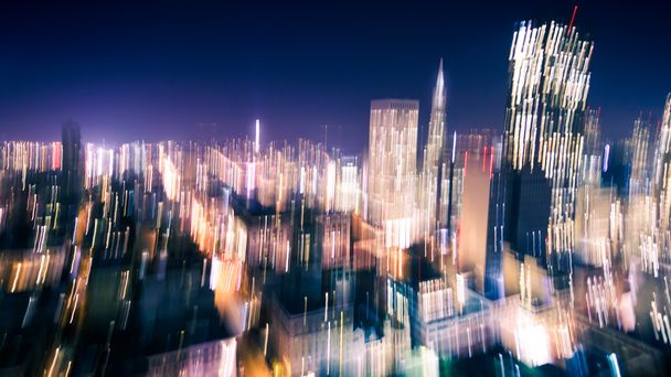 motion blur, a város fényei - Fotó, kép
