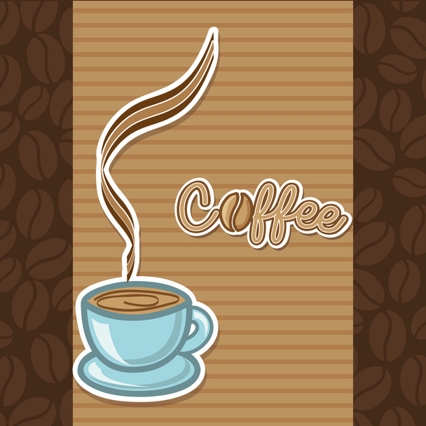 delicious coffee  - Vetor, Imagem