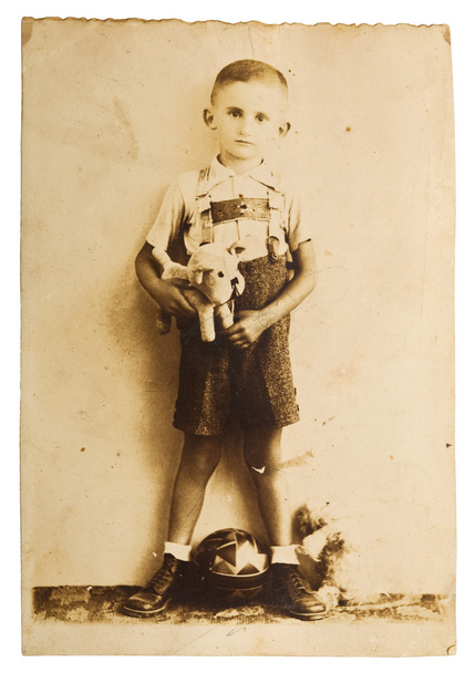 Foto vintage de um menino
 - Foto, Imagem