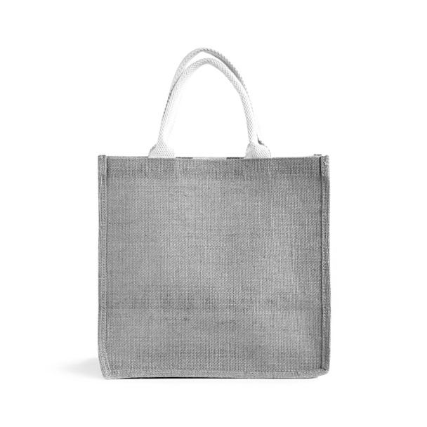 Επαναχρησιμοποιήσιμη τσάντα hessian ή τη Γιούτα με βρόχο λαβή - Φωτογραφία, εικόνα