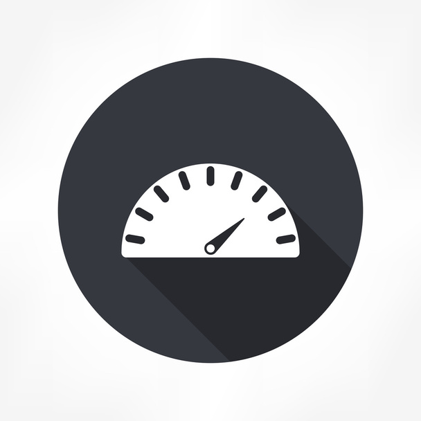 speedometer icon - Vector, Image
