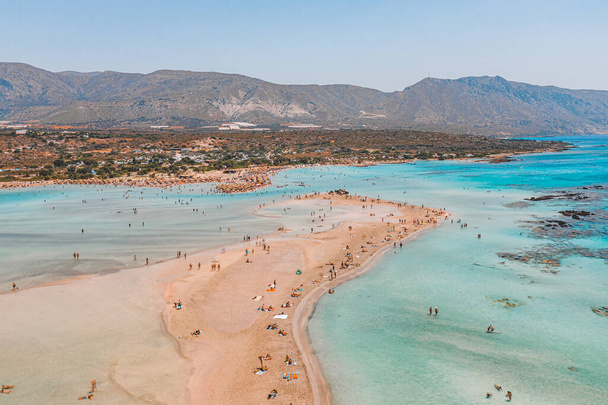 plage d'Elafonissi en Crète, Grèce - Photo, image