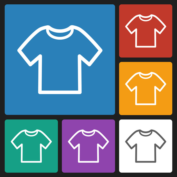 t-shirt icon - Vector, Image
