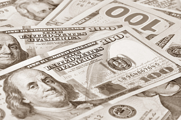 United States dollars (USD) bills - Фото, зображення
