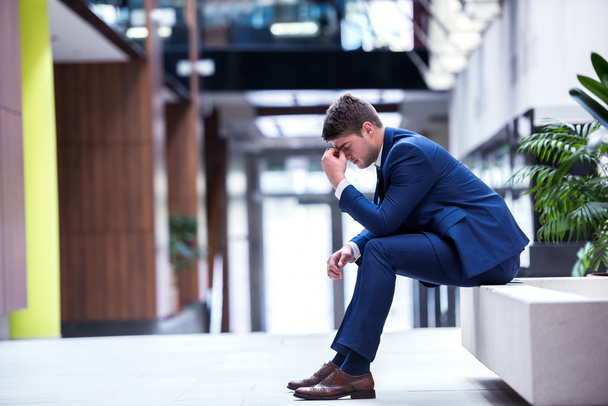 Frustrated young business man - 写真・画像