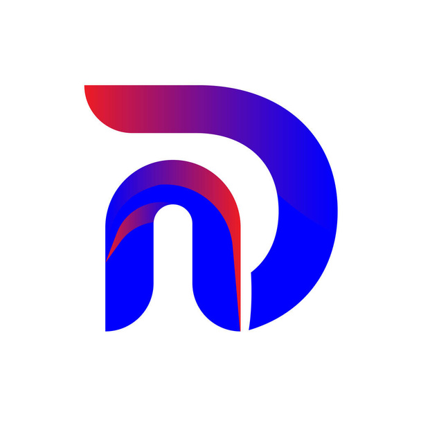Λογότυπο διανύσματος για ND2 - Διάνυσμα, εικόνα