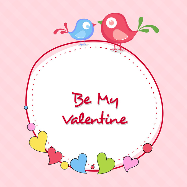 Stylish sticky design for Happy Valentine's Day celebrations. - Вектор,изображение