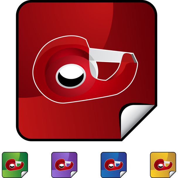 Tape Dispenser web icon - Διάνυσμα, εικόνα