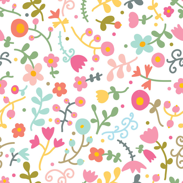 Floral spring pattern - Vecteur, image