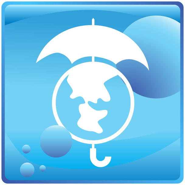 Comprehensive Insurance web icon - Vecteur, image