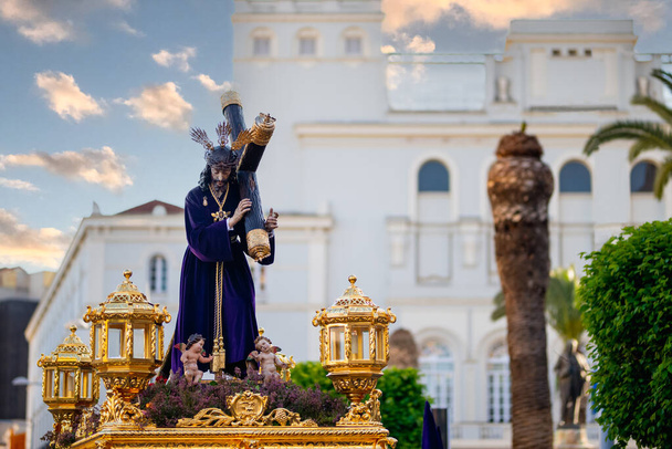 Divine Procession: the Magnificence of Christ of the Thorn in Badajoz's Holy Week - Photo, Image