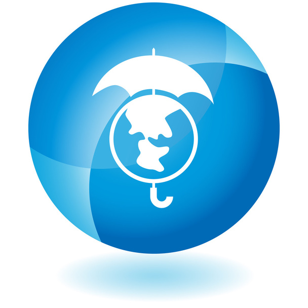 Comprehensive Insurance web icon - Vector, afbeelding