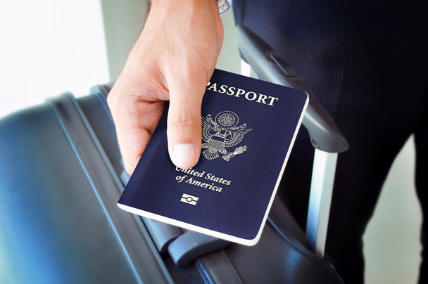 Kézi üzem U.S. útlevél - Fotó, kép