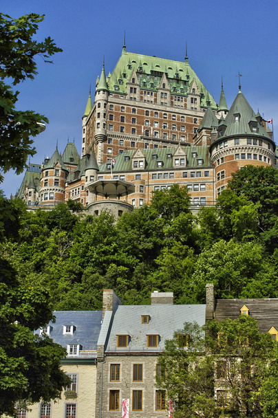 Kanada, Chateau Frontenac Quebecin kaupungissa
 - Valokuva, kuva