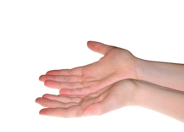 dvě prázdné ruce žena - Fotografie, Obrázek