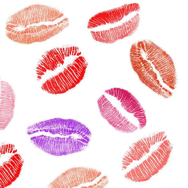 lèvres empreintes arrière-plan
 - Photo, image
