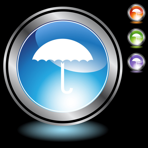 Umbrella web icon - Vector, Image