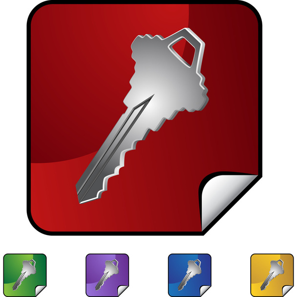 Key web icon - Вектор,изображение