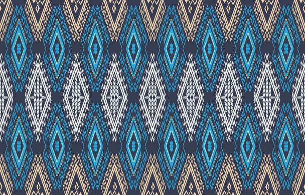 Geometric vector background with sacral tribal ethnic elements. Traditional triangles gypsy geometric forms sprites tribal themes apparel fabric tapestry print - Photo, Image