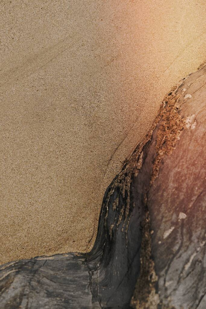 天然の砂や石の質感の背景 - 写真・画像