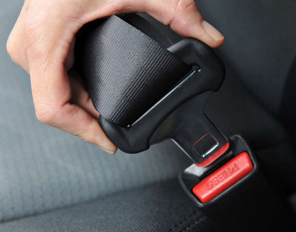 Botón de mano cinturón de seguridad
 - Foto, Imagen
