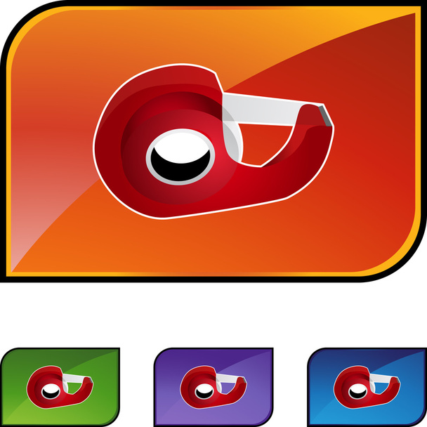 Tape Dispenser web icon - Διάνυσμα, εικόνα