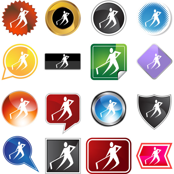 Hockey  web icon - Вектор,изображение