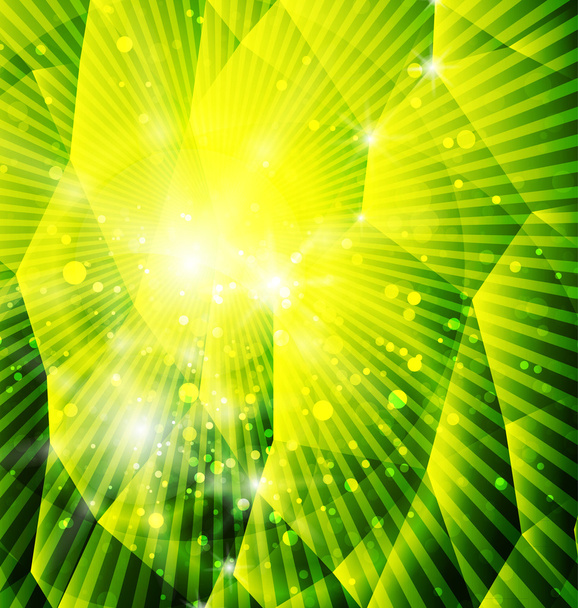 Abstract vector green shiny background - ベクター画像