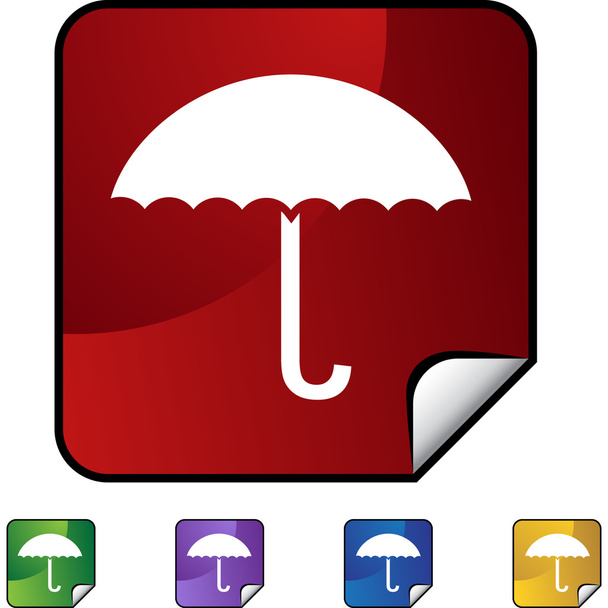 Umbrella web icon - Vektori, kuva