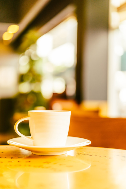 Coffee mug in coffee shop - Photo, Image