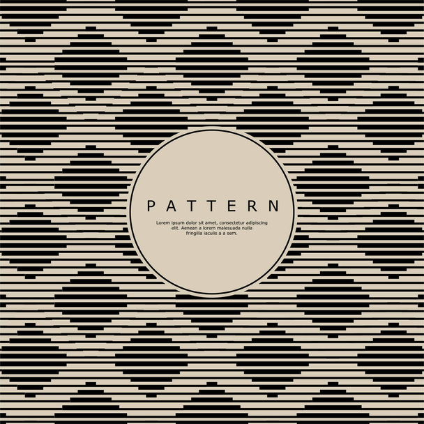 Luxury stripe square line abstract pattern design. Elegance box line pattern - Vector, Image