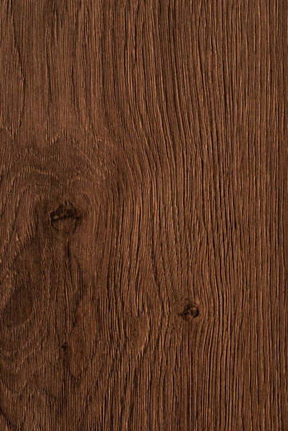 Dark brown wooden background with distinct texture - Photo, Image