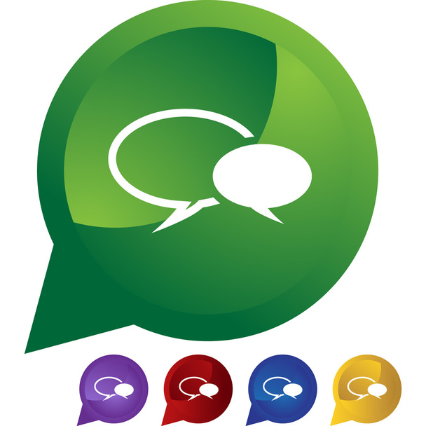 Conversation icon set - Vector, Image