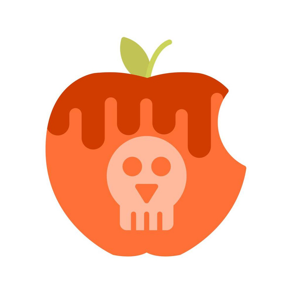 Δηλητηριασμένο Apple Creative Icons Σχεδιασμός - Διάνυσμα, εικόνα