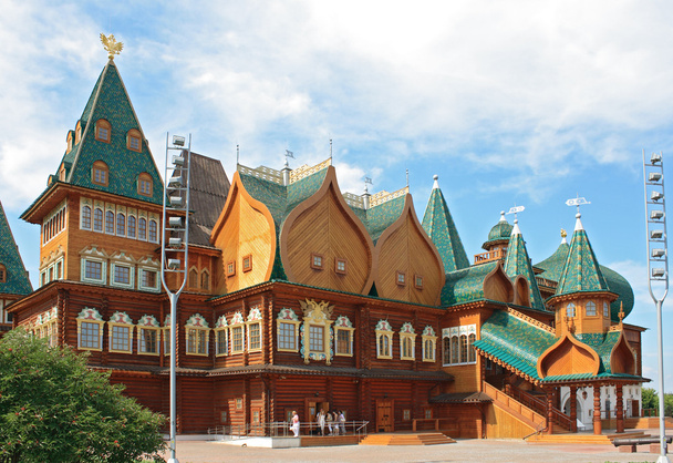 Russian wooden palace in Kolomenskoye - Foto, afbeelding