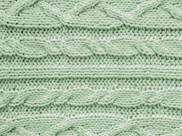 Jacquard Knitting. Nordic Closeup Cashmere. Organic Detail Thread. Vintage Handmade Blanket. Texture Knitted Fabric. Christmas Wool Textile. Knitwear Weave Background. Woven Fabrics. - Valokuva, kuva