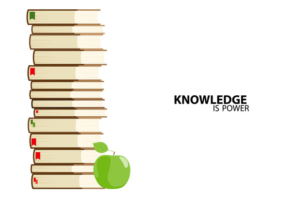 Knowledge is power - Wektor, obraz