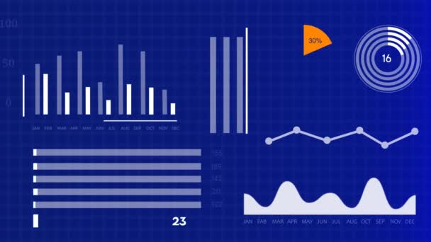 Business Growth Graph Rising And Success Arrow - Imágenes, Vídeo